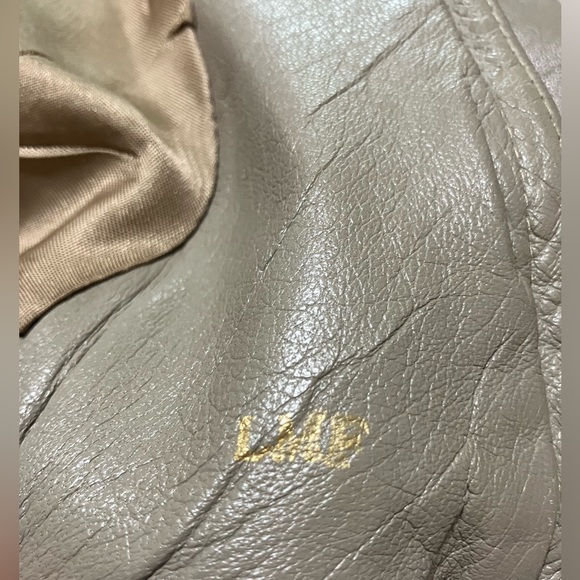 Verra Pelle Genu Leather Jacket Women’s 40 Brown Two Tone Full Zip 80’s Vintage - Picture 8 of 10